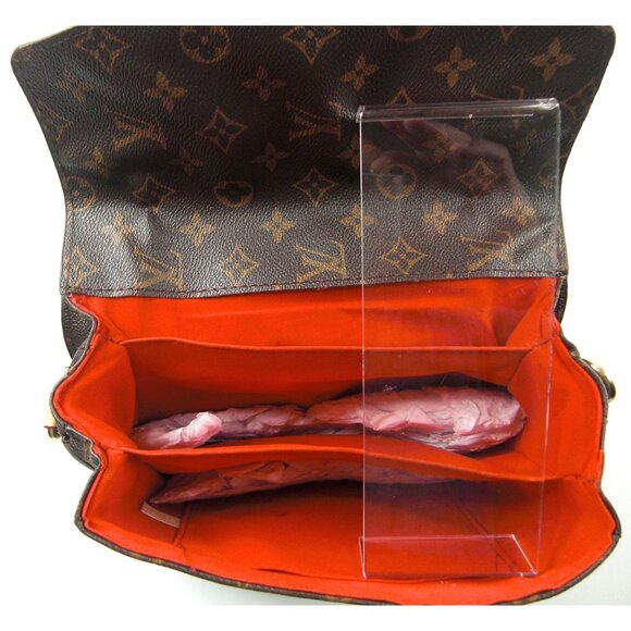 Women's Monogram Brown Sling Bag Discover Sophistication Ideal for daily USE - Picture 3 of 7